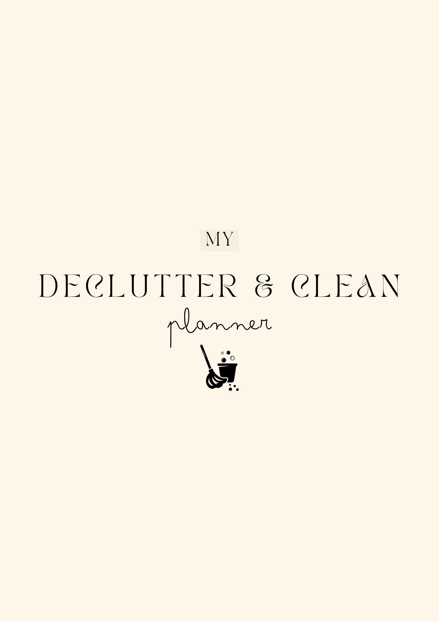 A Tidy Home, Tidy Mind: A Cleaning & Decluttering Planner