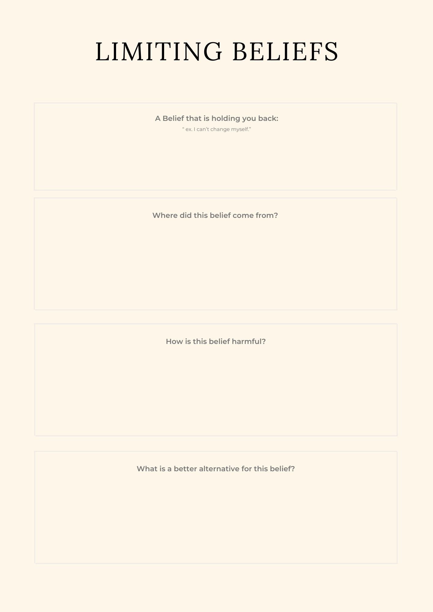The Manifestation Planner