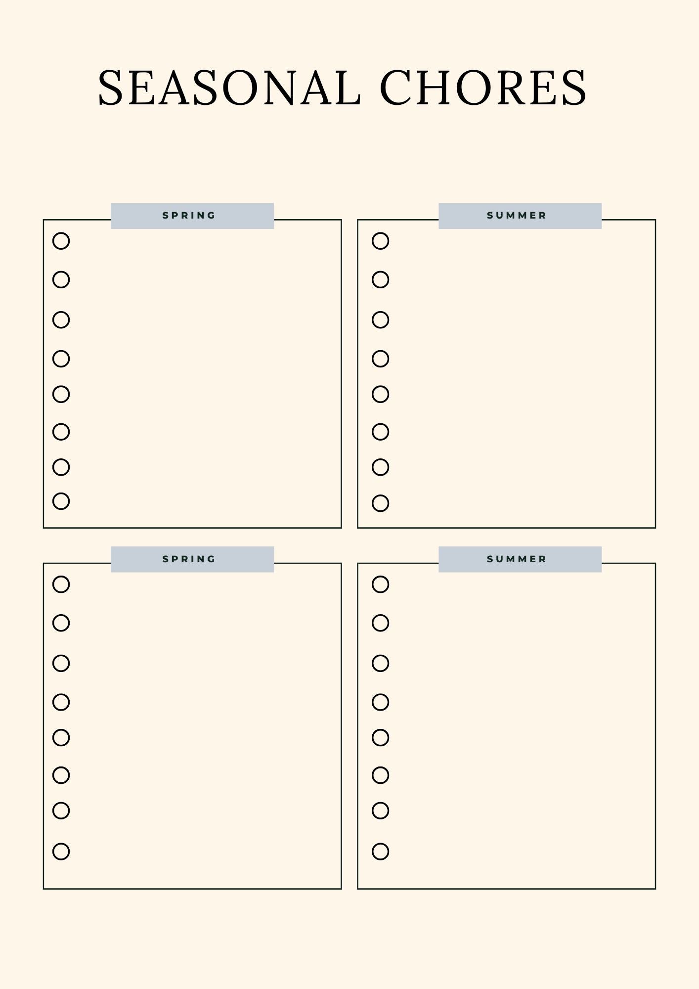 A Tidy Home, Tidy Mind: A Cleaning & Decluttering Planner