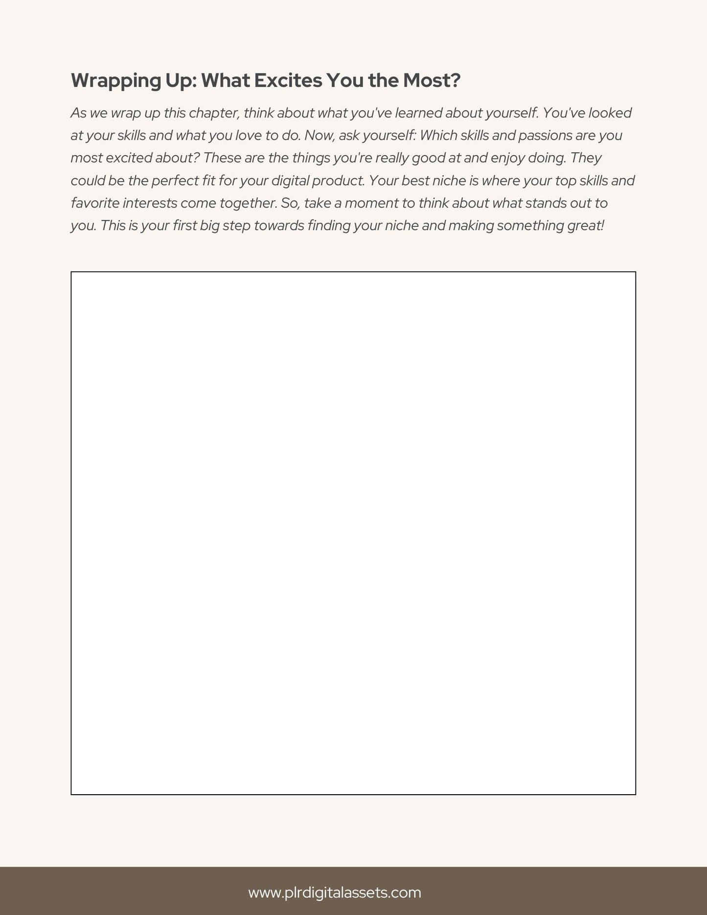 How to Find Your Niche Workbook: Discover Your Ideal Market for Digital Products
