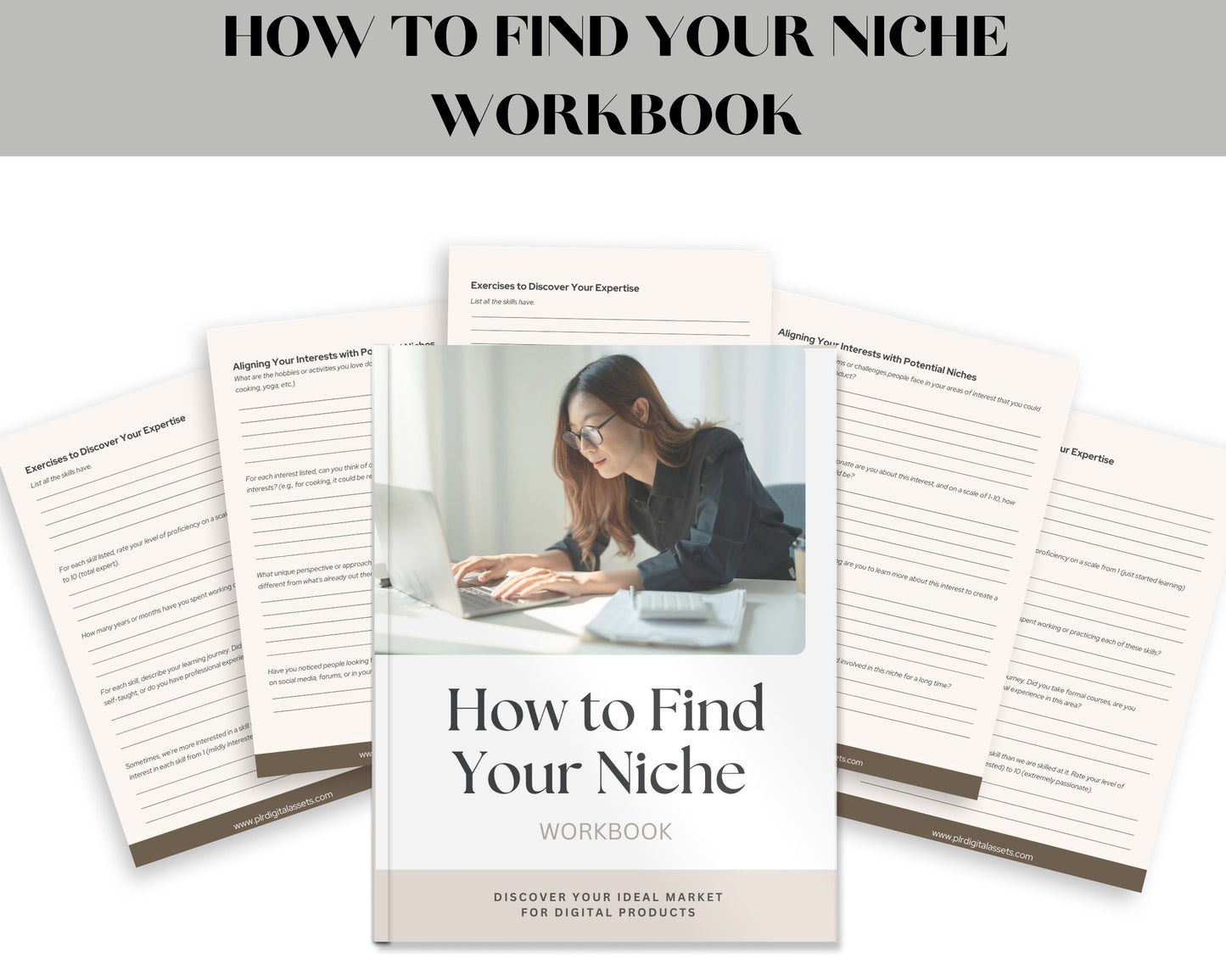 How to Find Your Niche Workbook: Discover Your Ideal Market for Digital Products