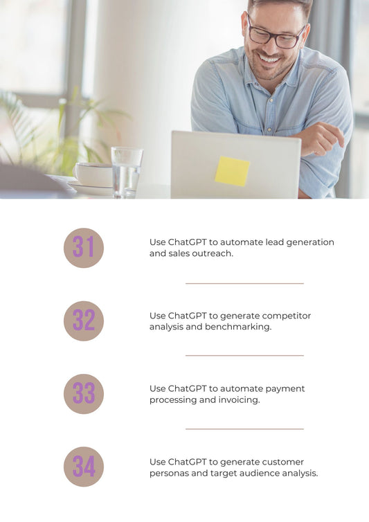 50 WAYS TO USE Chat GPT in business