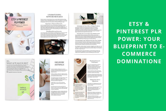 Etsy & Pinterest PLR Power: Your Blueprint to E-commerce Domination